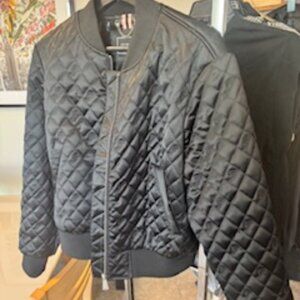 GUESS Quilted Bomber Jacket "Be Iconic"